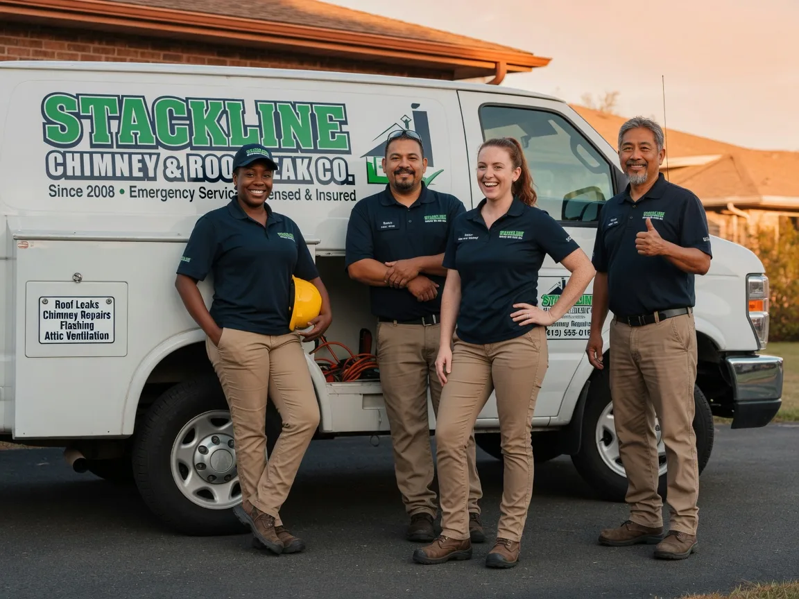 Chimney flashing repair company in Kent City, MI